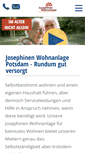 Mobile Screenshot of josephinen-wohnanlage.de